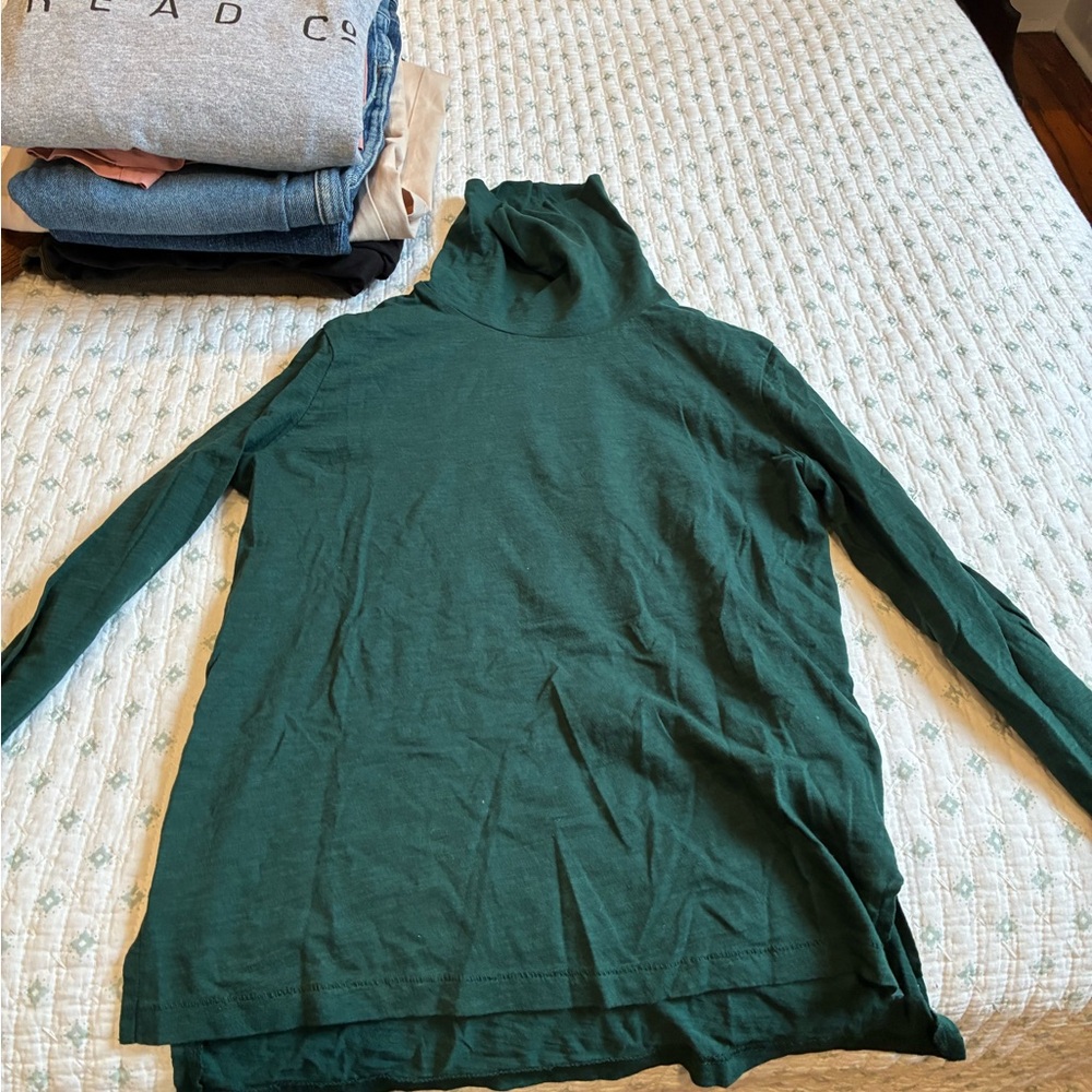 Madewell Teal Long Sleeve Top